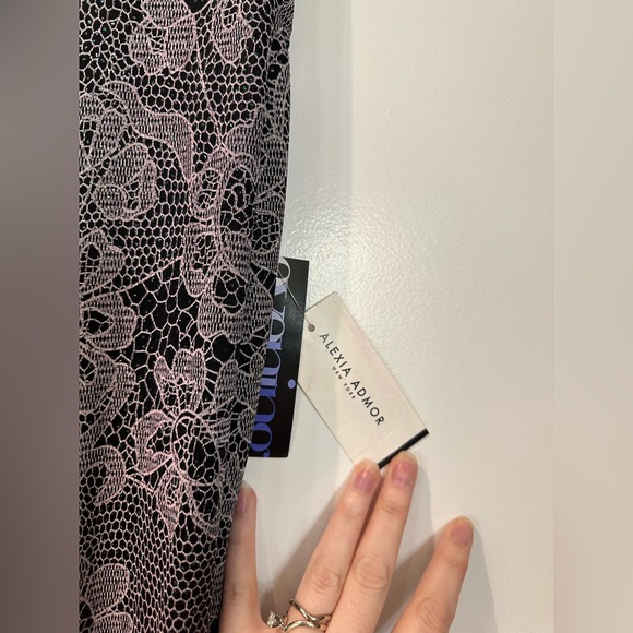 NWT Vintage backless evening dress, maxi length, size small fit - Picture 8 of 9